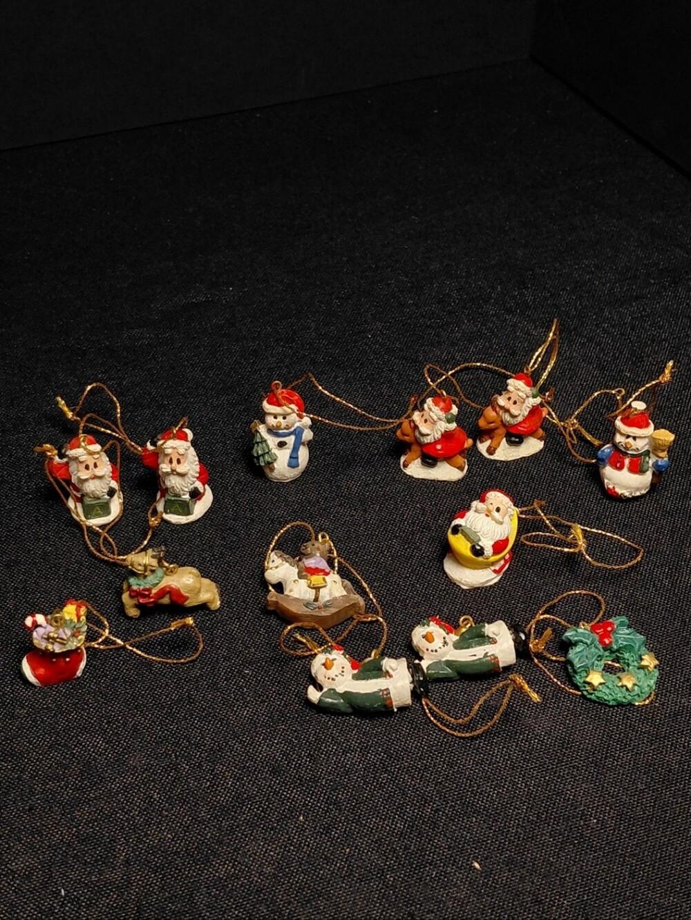 VINTAGE MINIATURE RESIN ORNAMENT